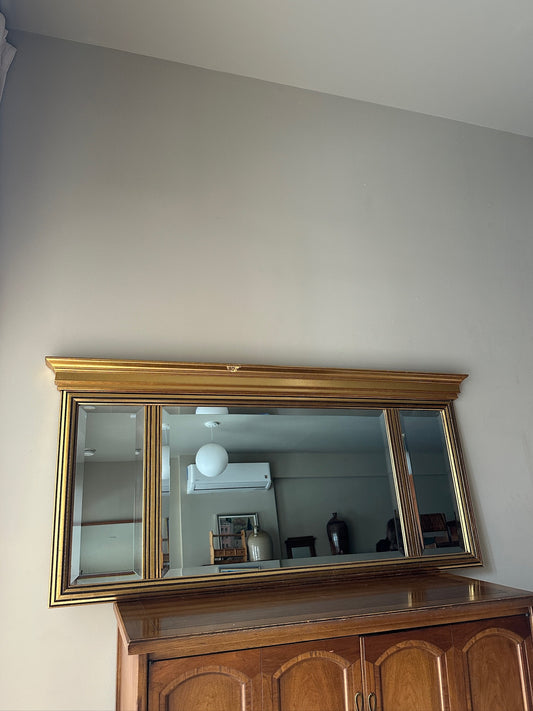 Gilt wood mirror