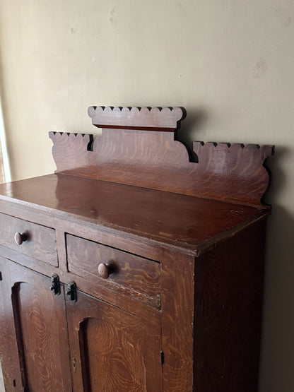 Pennsylvania grain painted jelly cupboard