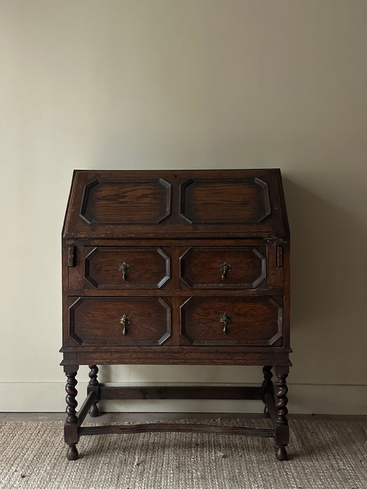 Barley twist secretary desk