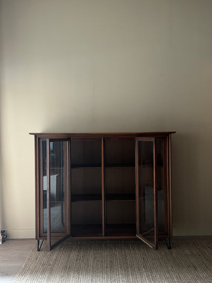 Walnut display case
