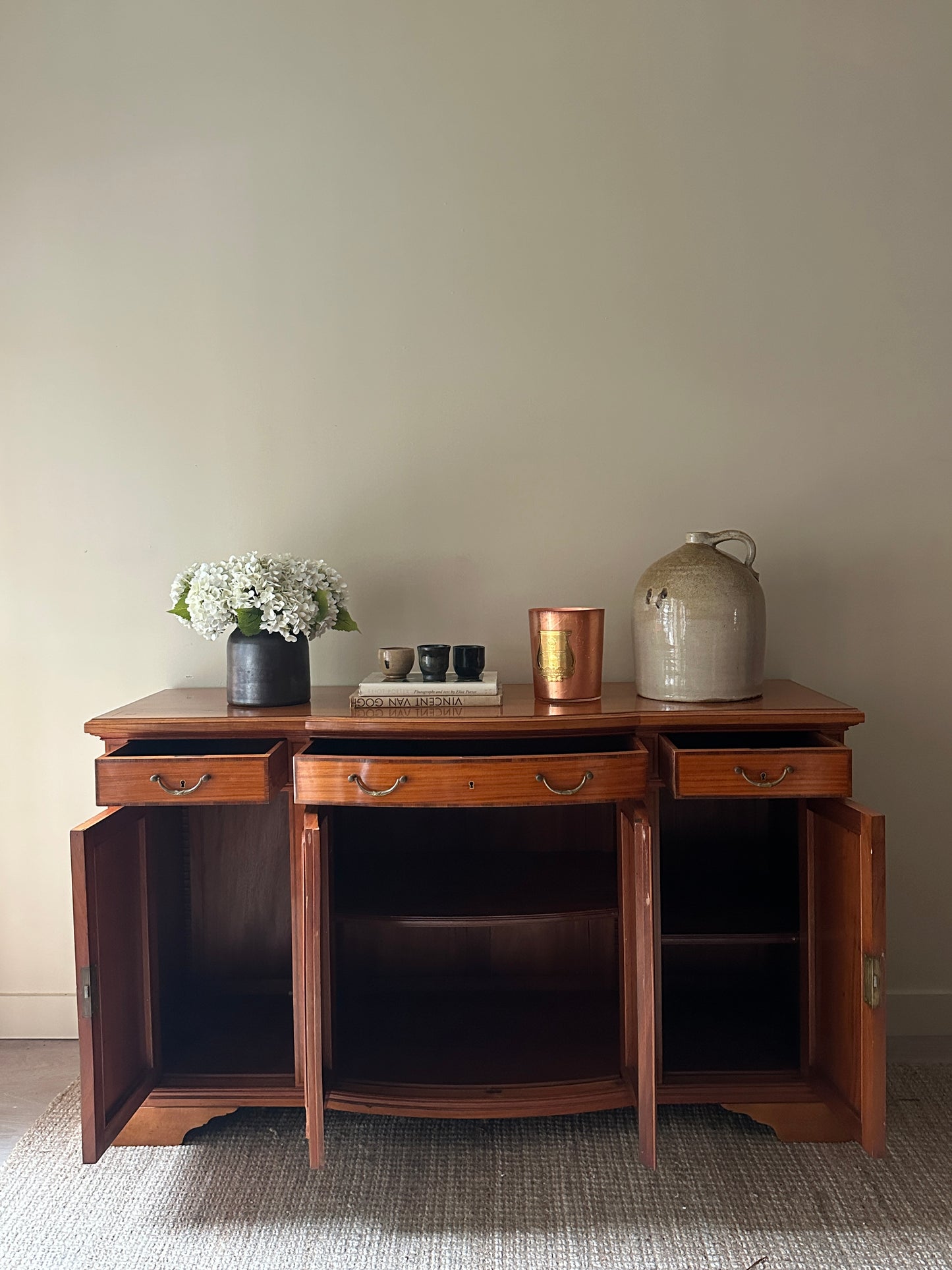 Cherry and walnut server