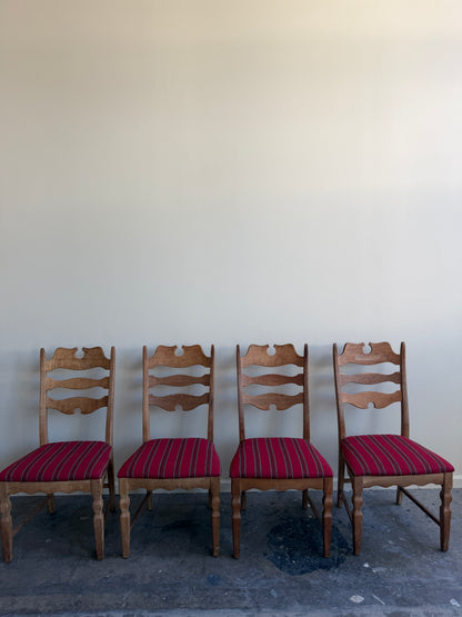 Henning Kjaernulf Oak dining chairs (Set of 4)