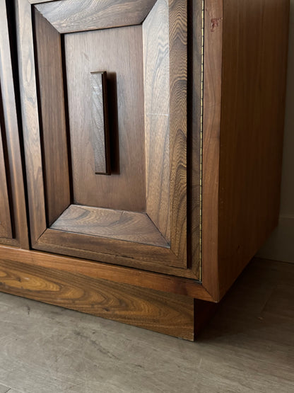 Walnut credenza