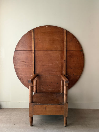 Pine hutch table