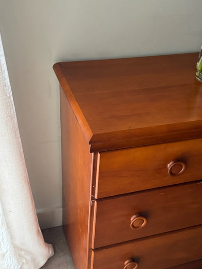 Maple 3 drawer dresser
