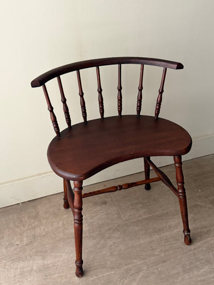 Mahogany vanity stool