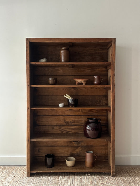 Farmhouse pine bookshelf