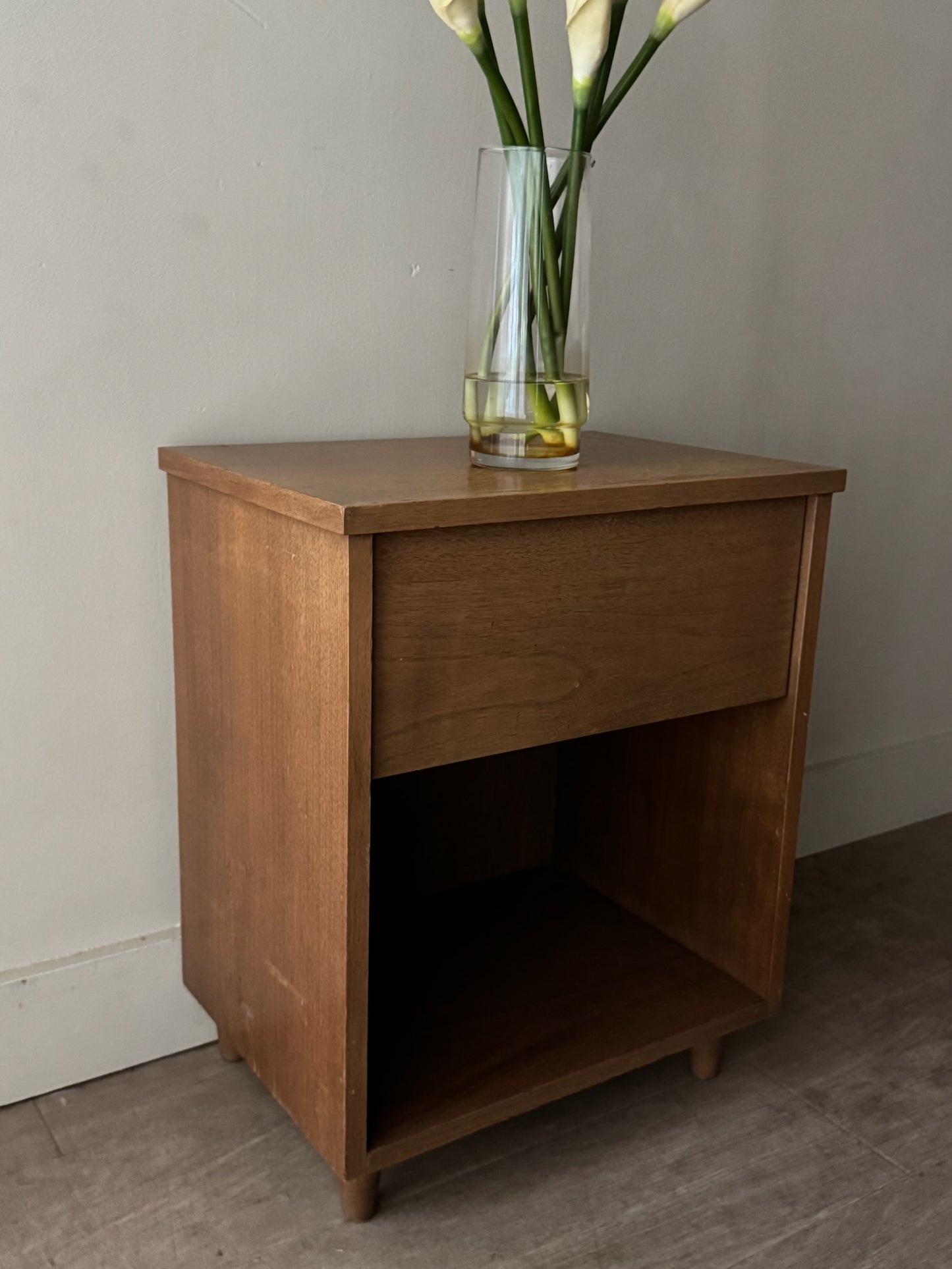 Walnut nightstand