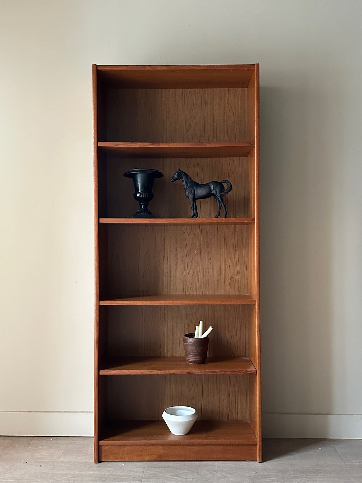 Teak bookshelf