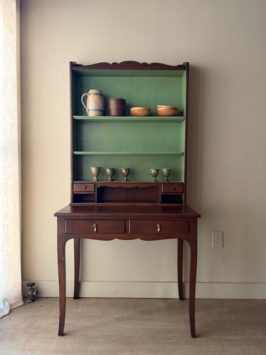 Edwardian two piece desk