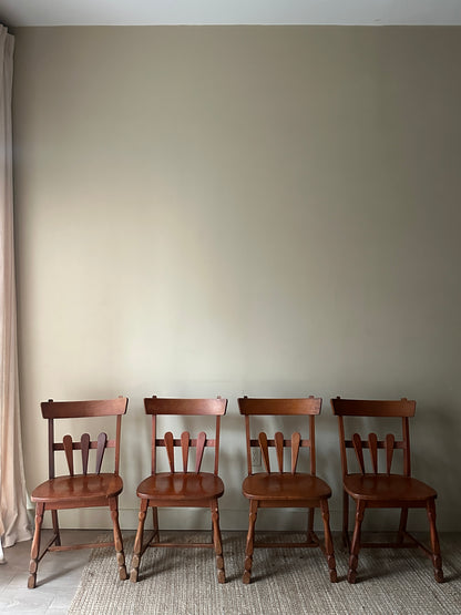 4 maple dining chairs. Sets of 2.