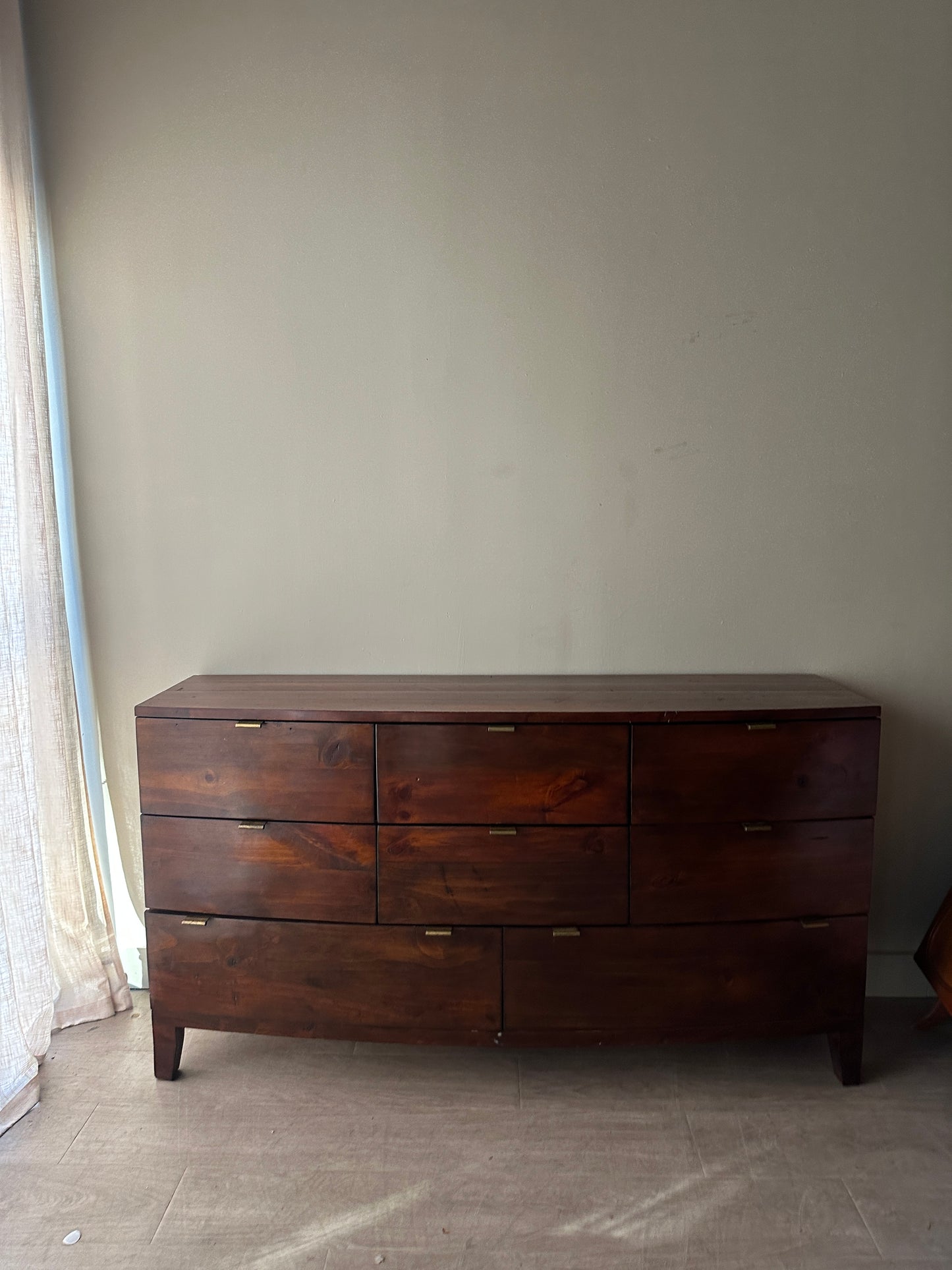 Dark pine dresser
