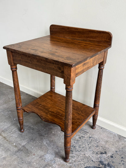 Mid-Atlantic Sheraton pine washstand