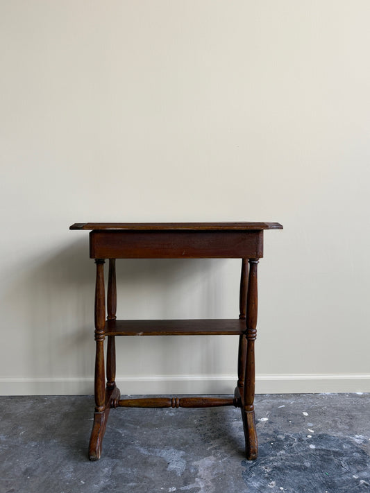 Painted pine side table