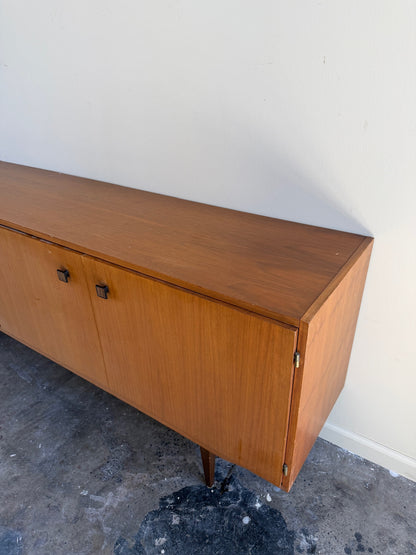 Scandinavian walnut credenza