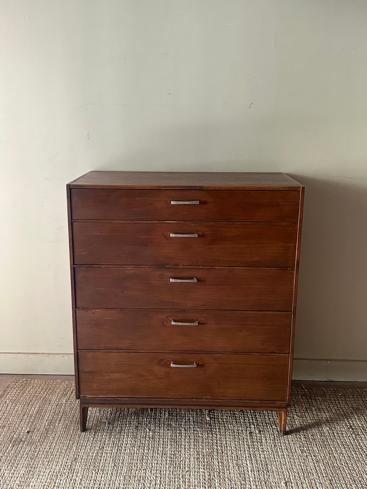 Walnut tallboy