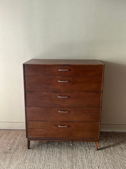 Walnut tallboy