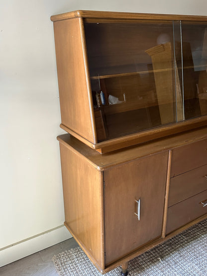Walnut display case