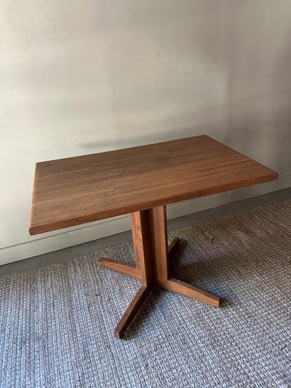 Butcher block dining table