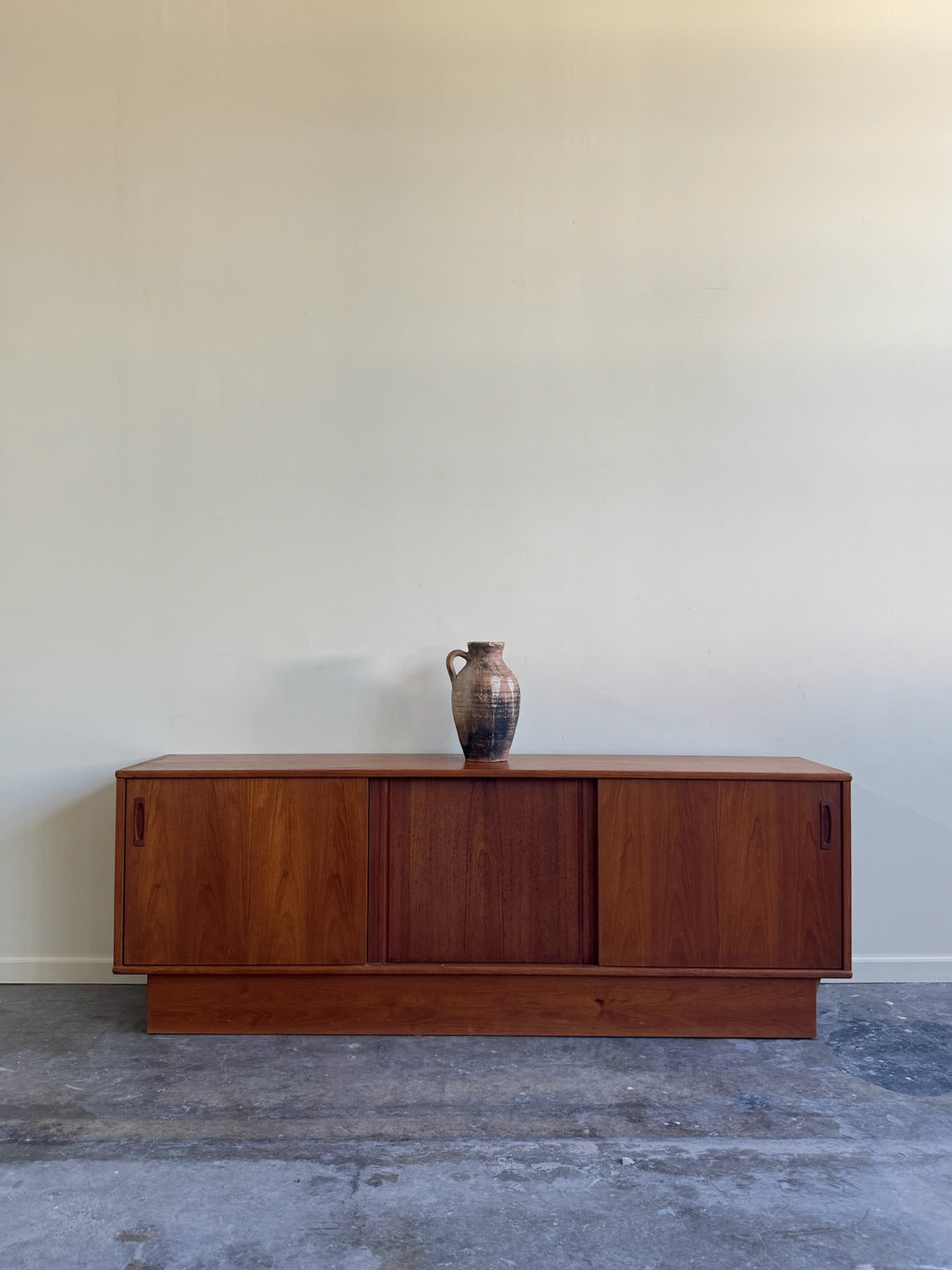 Danish teak credenza