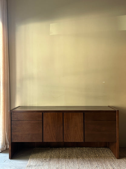 Walnut credenza