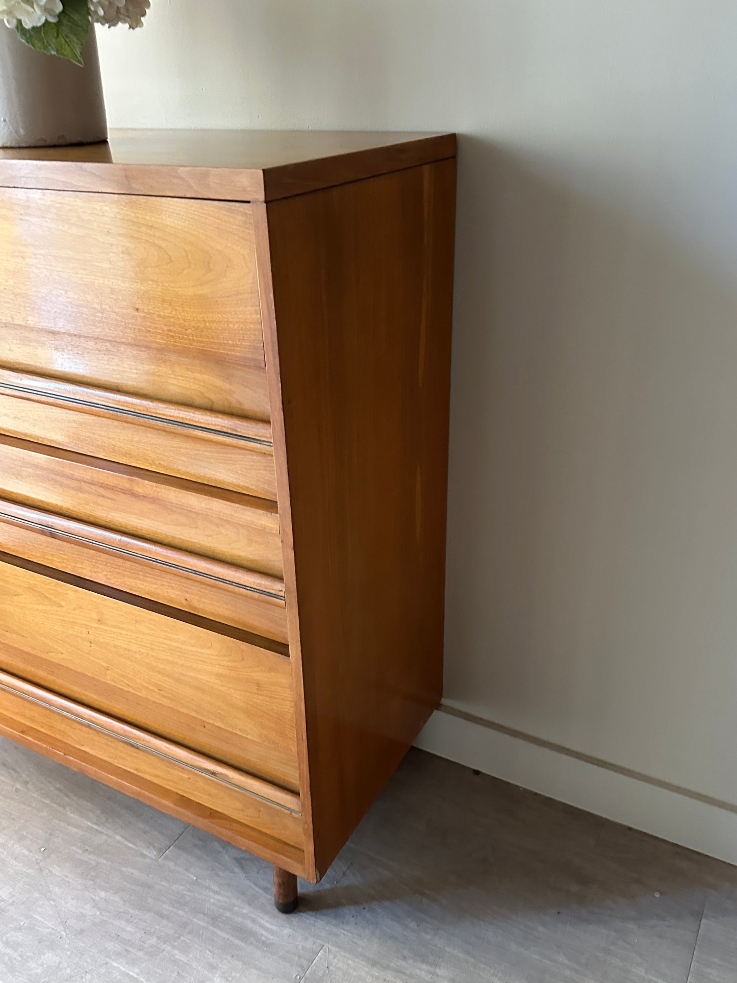 Walnut tallboy