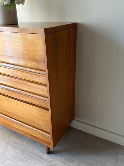 Walnut tallboy
