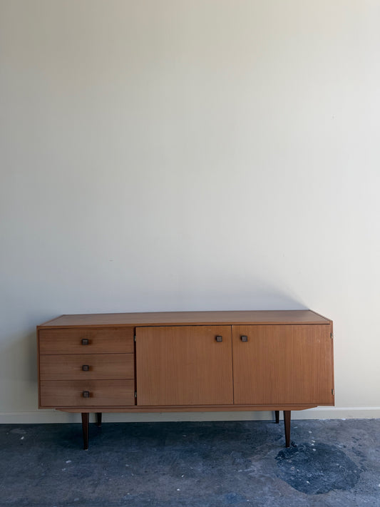Scandinavian walnut credenza