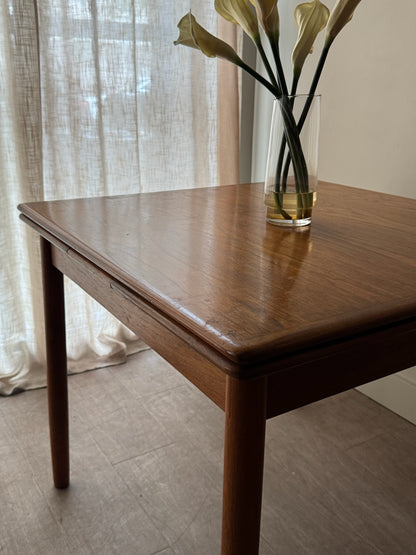 Danish teak extending dining table