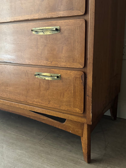 Walnut gentlemen’s dresser