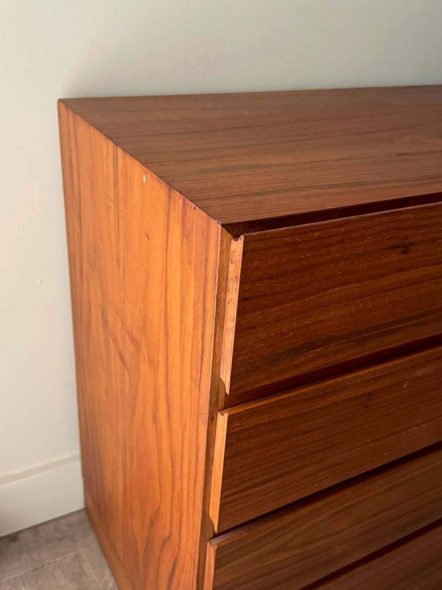Westnofa Danish teak 8 drawer dresser