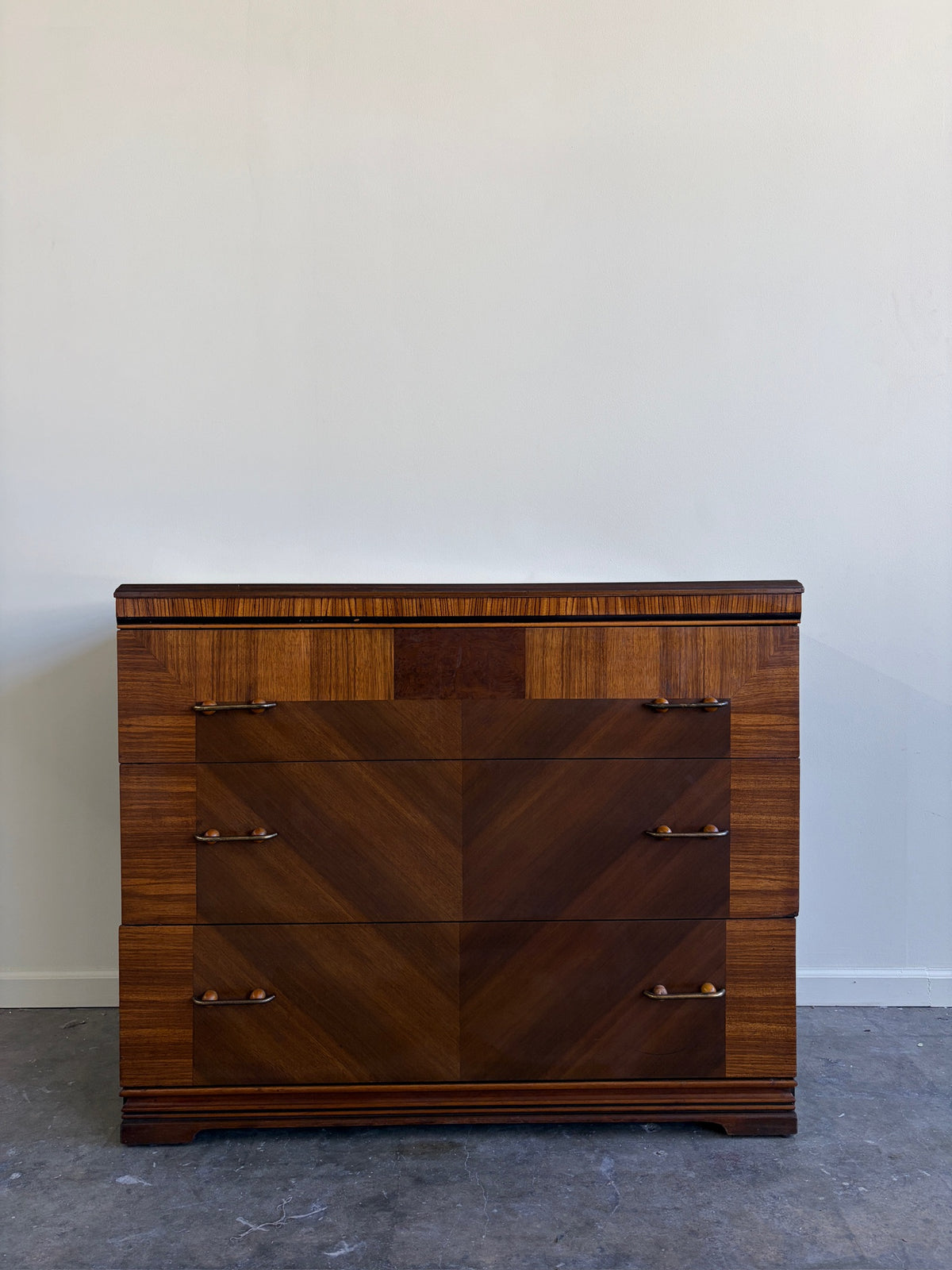 Art Deco Three Drawer Dresser