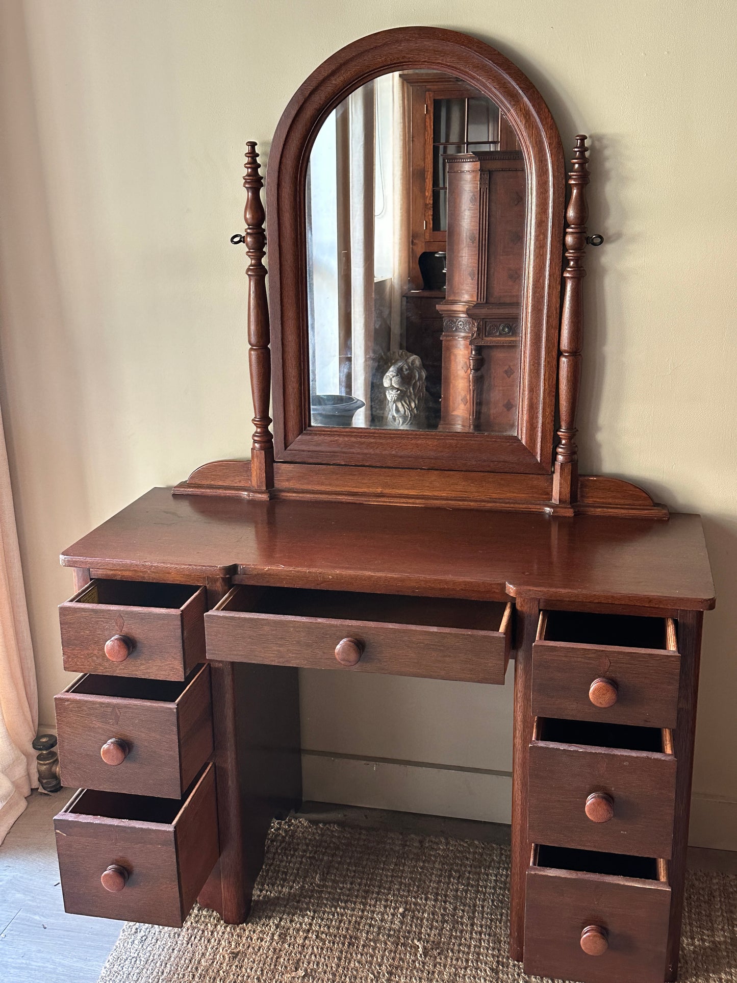 Pine vanity