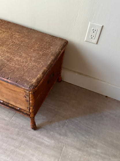 Victorian rattan chest