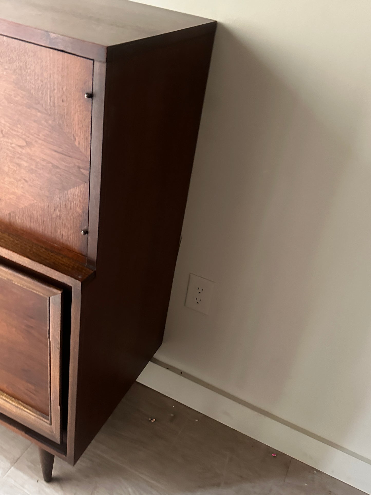 Walnut tallboy