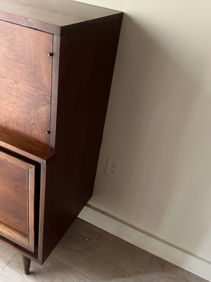 Walnut tallboy