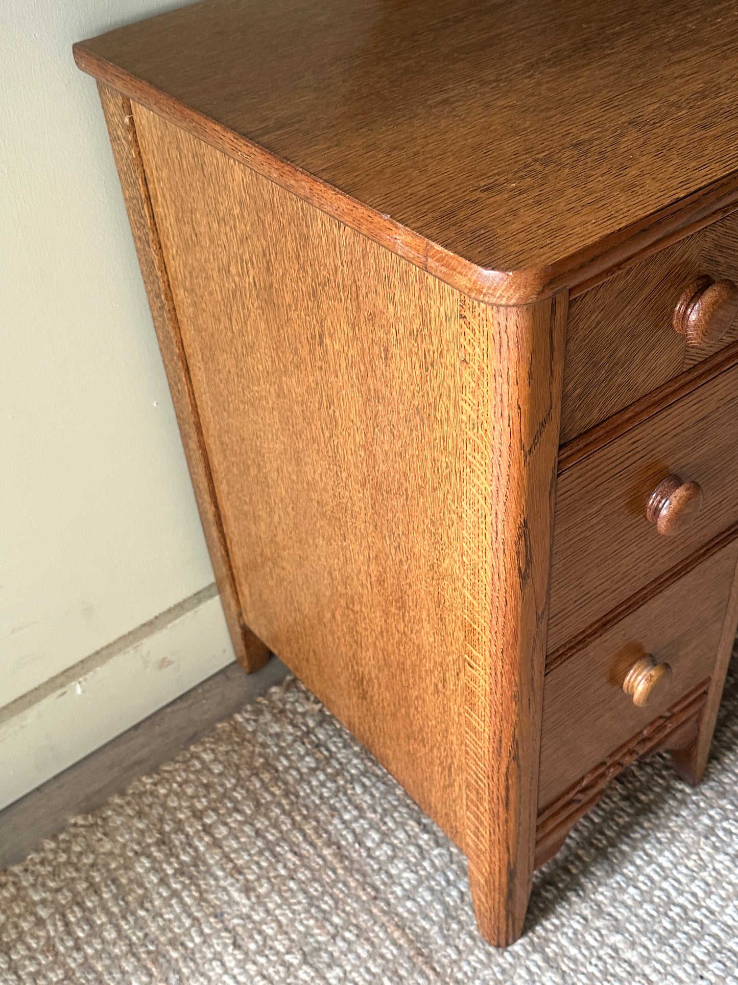 Oak vanity