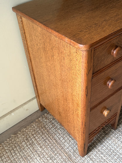 Oak vanity