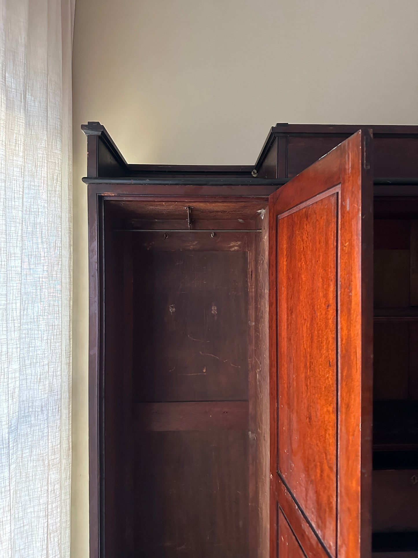 Mahogany armoire