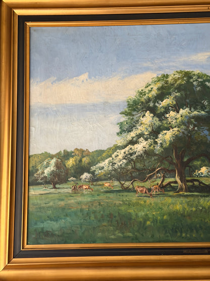 Oil on canvas. Signed N. Christiansen 1850-1922