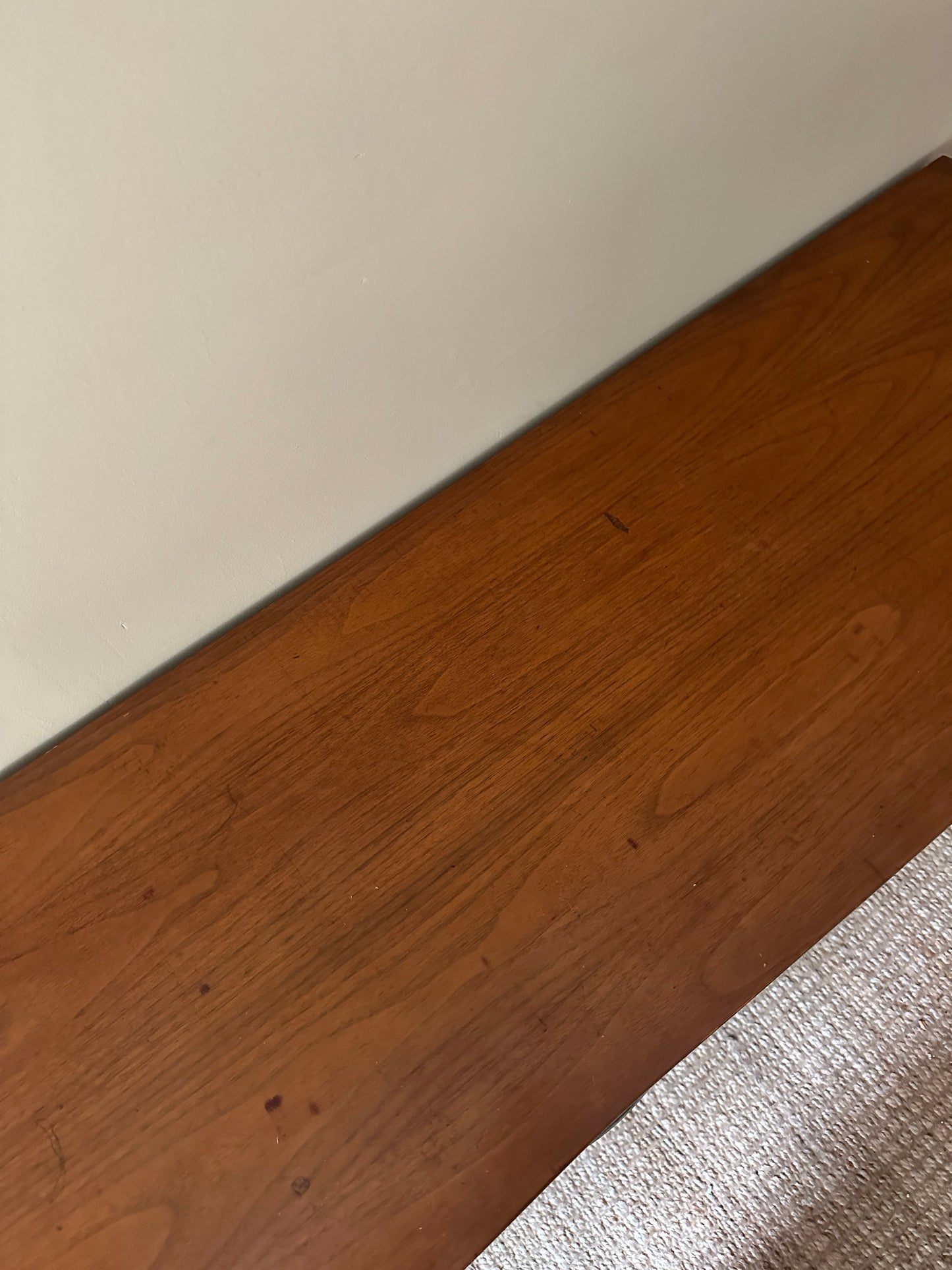 Walnut credenza