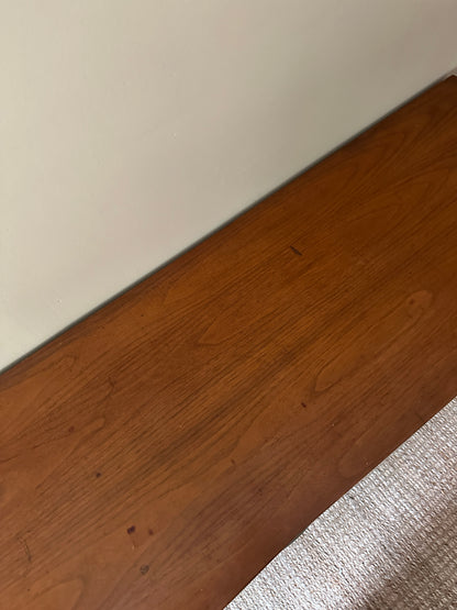 Walnut credenza