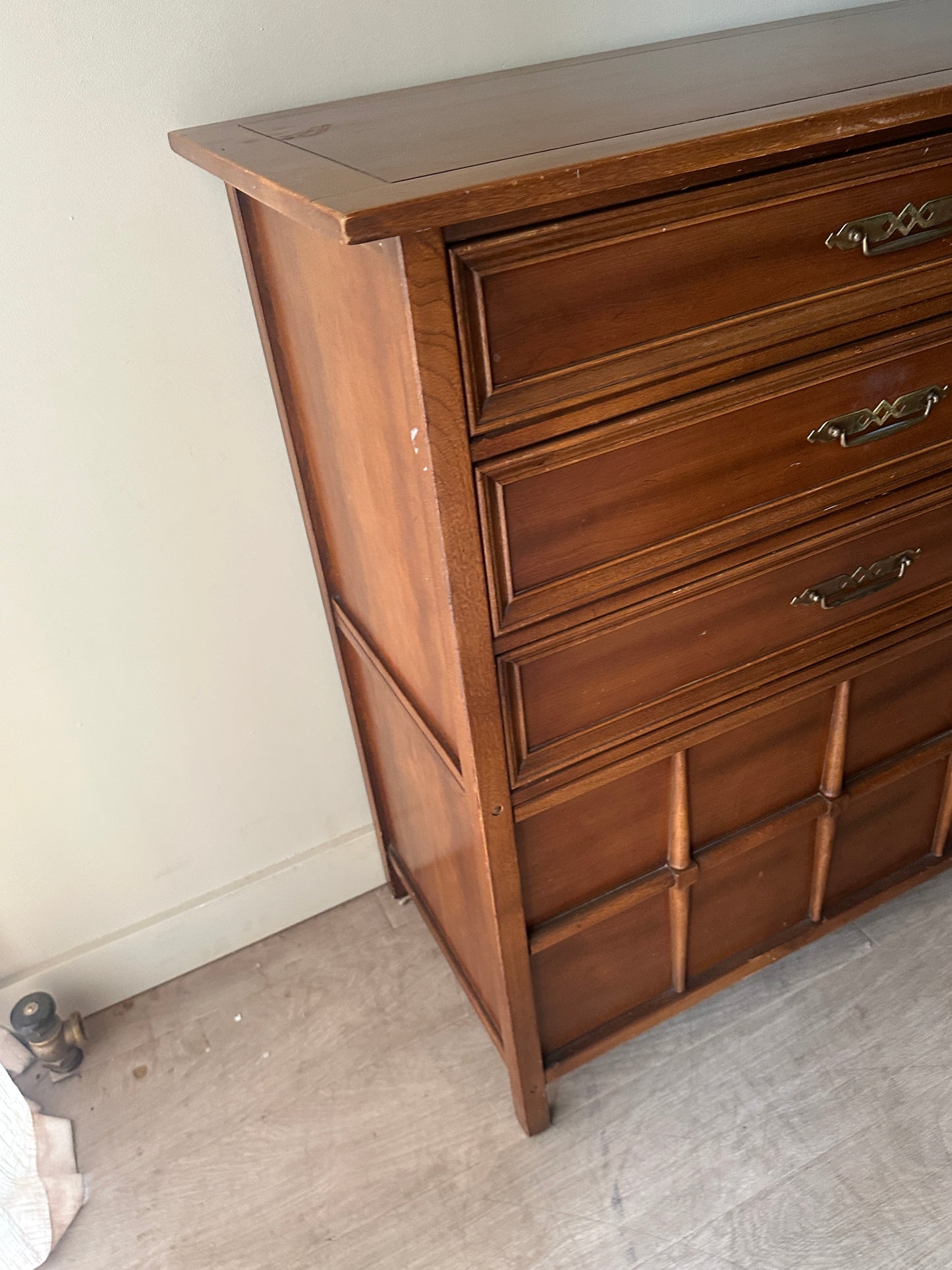 Walnut tallboy