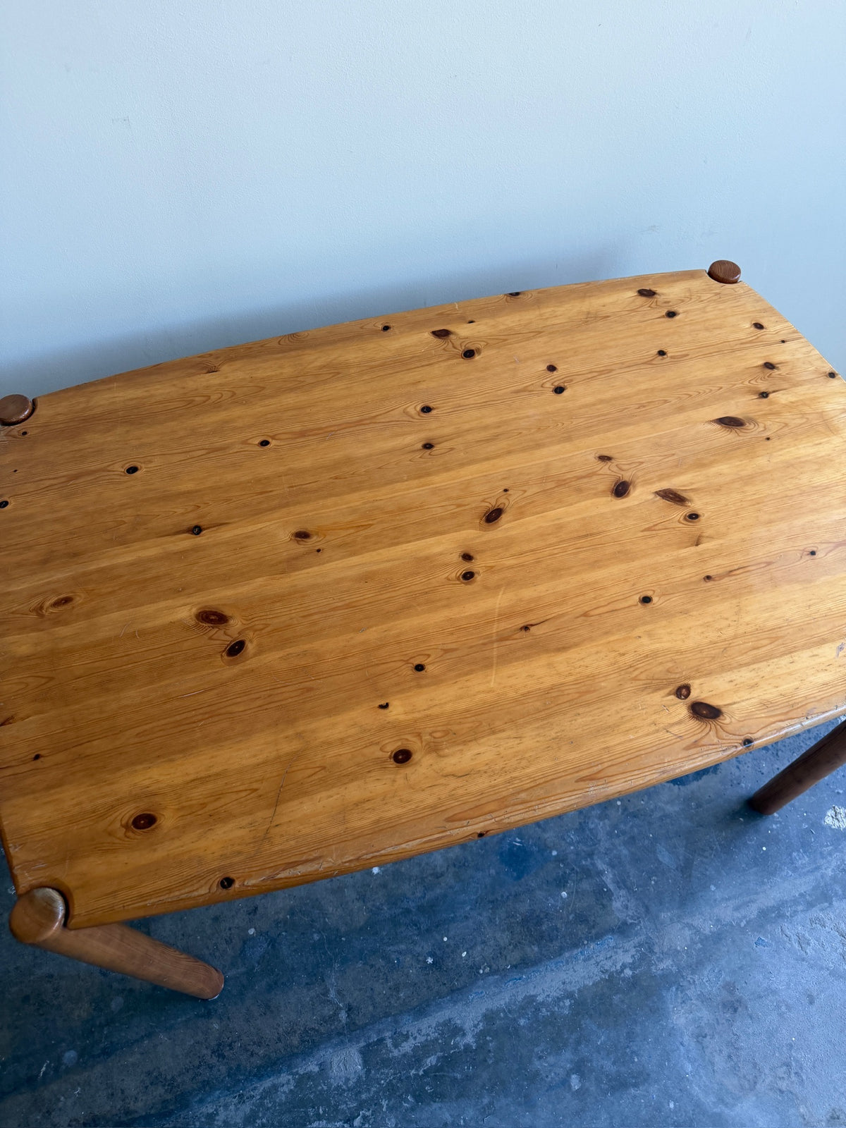 Danish pine dining table