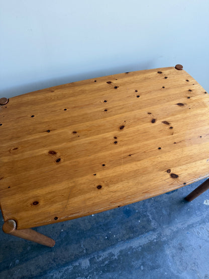 Danish pine dining table