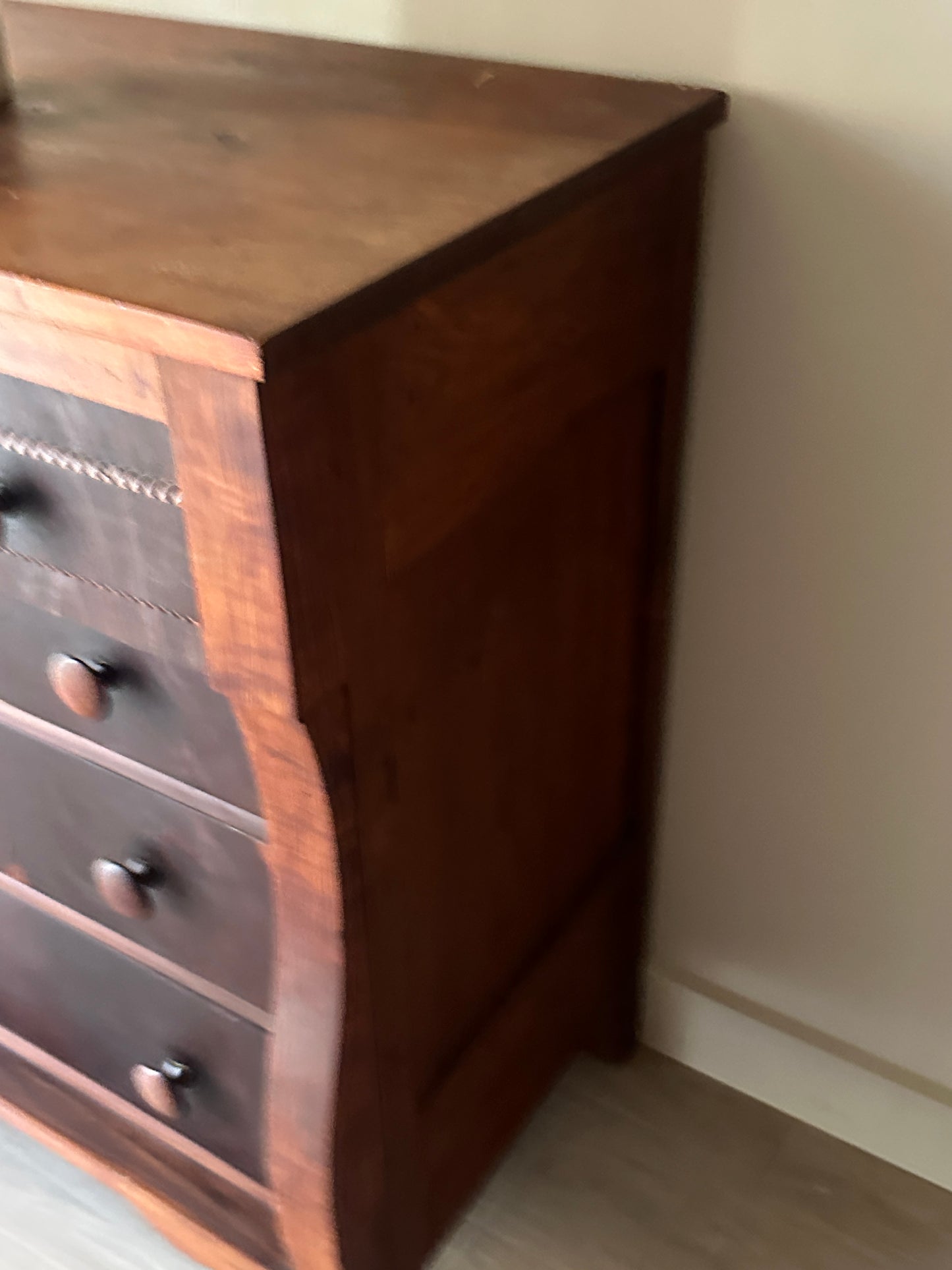 Walnut empire dresser