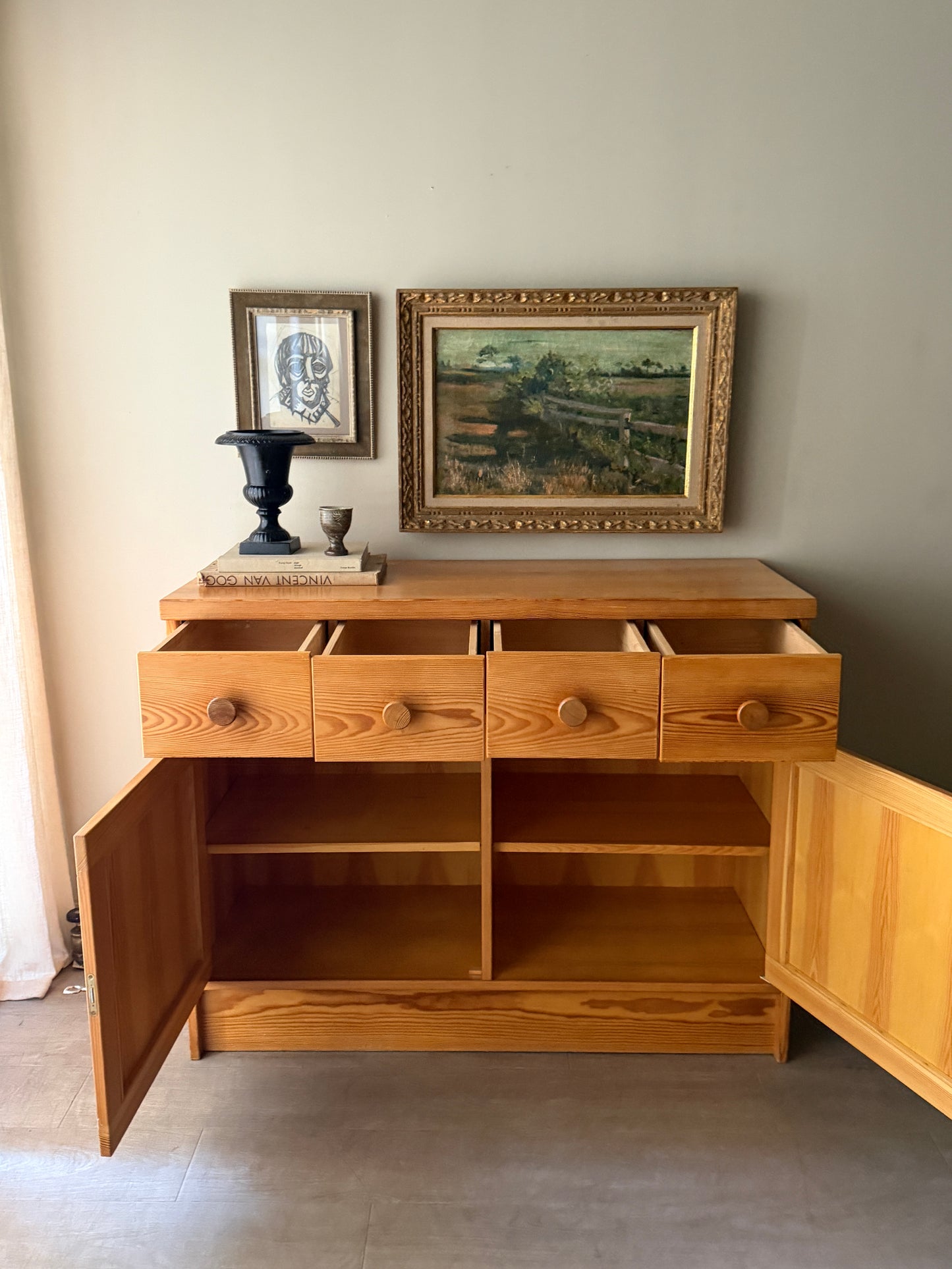 Gillis Lundgren Torsvik Swedish pine sideboard
