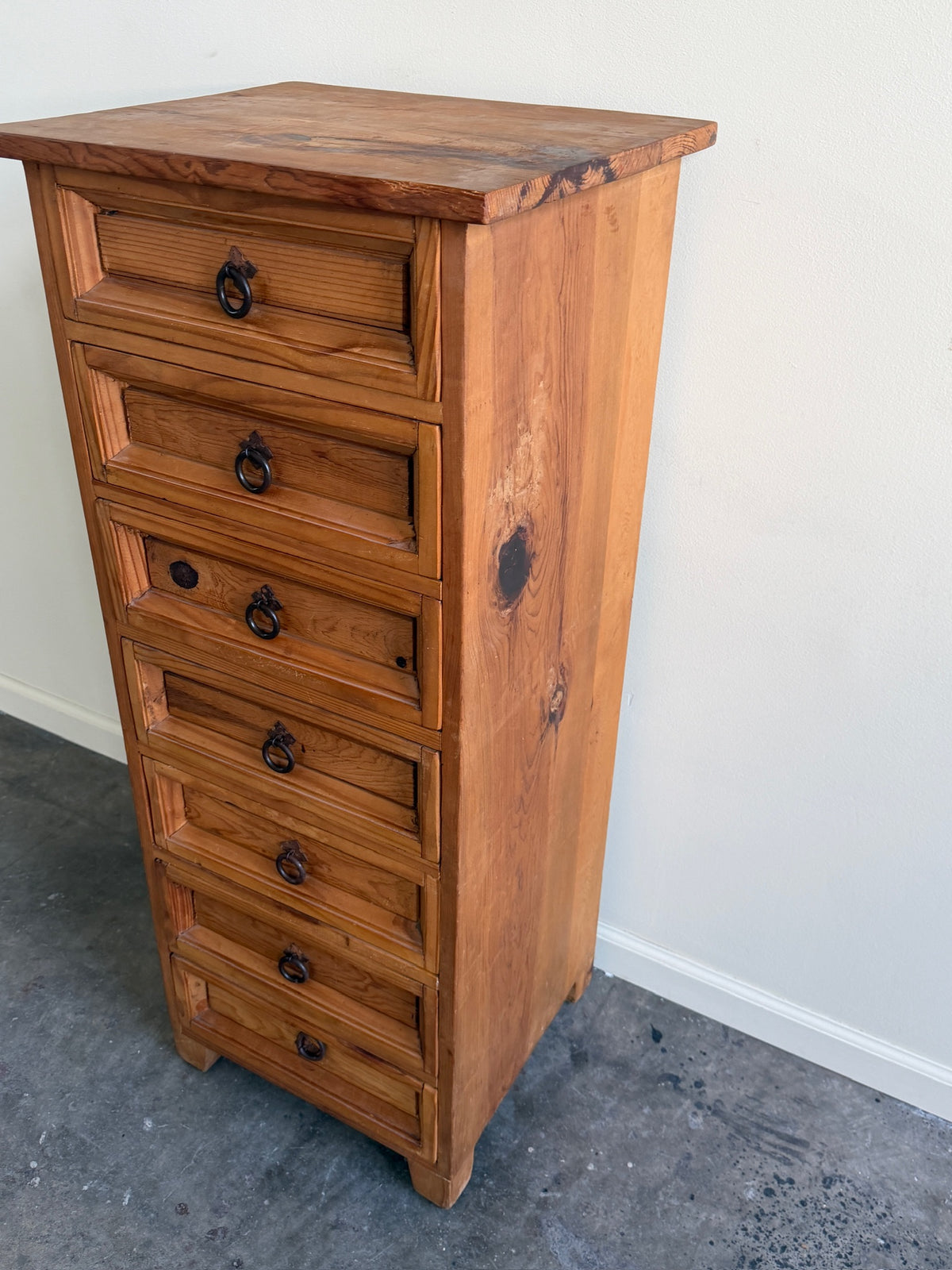 Pine lingerie chest