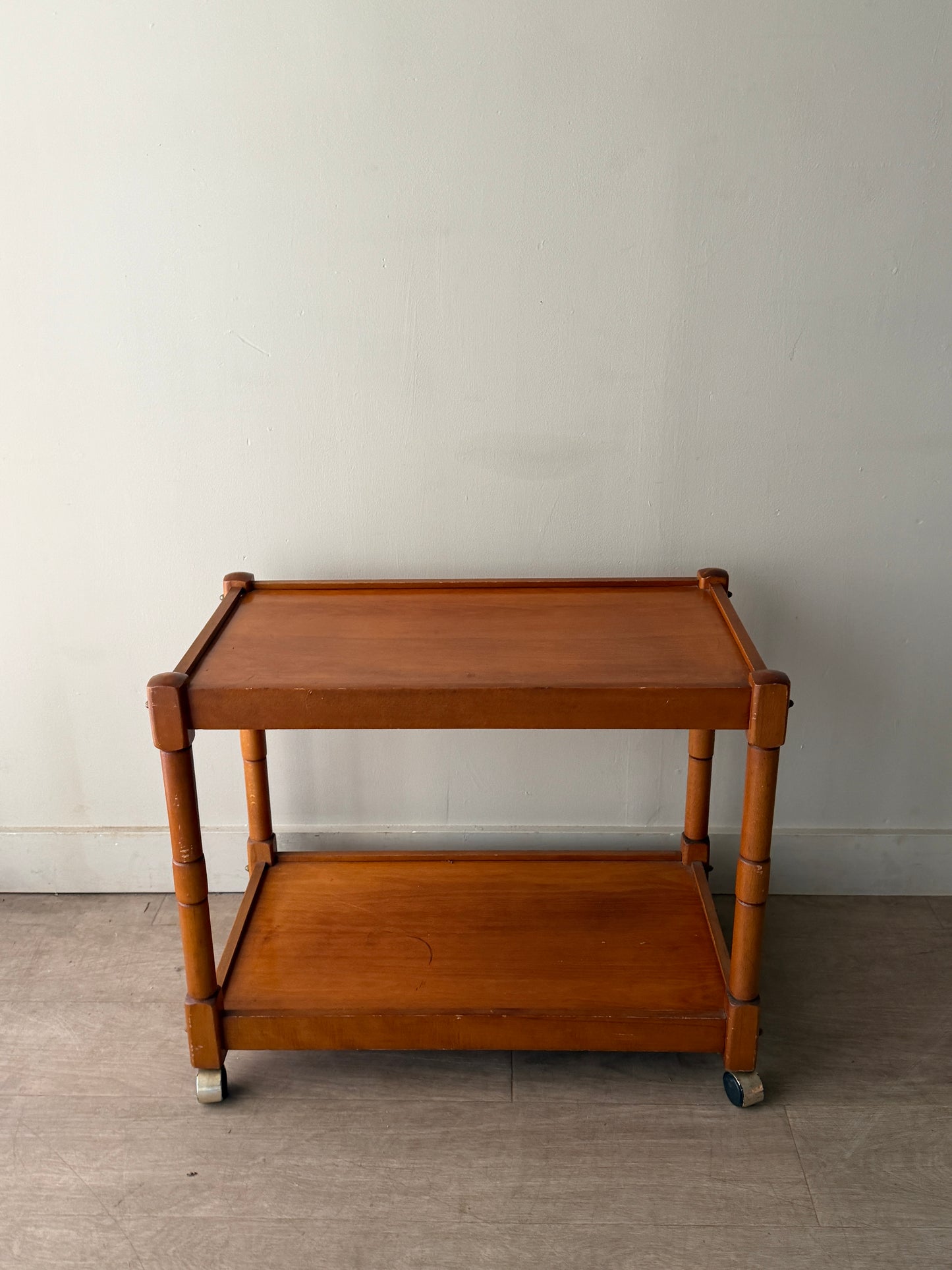 Maple bar cart