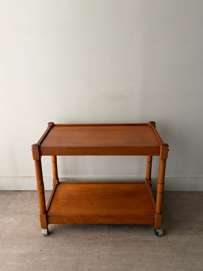 Maple bar cart